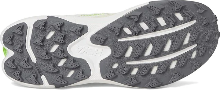 Hoka Torrent 4 Women's Running Shoes White/Neon Lime : 9.5 B - Medium, Canvas/Rubber - Image 3