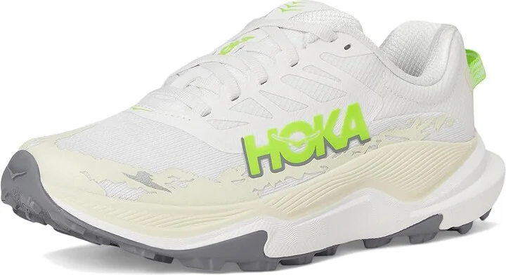 Hoka Torrent 4 Women's Running Shoes White/Neon Lime : 9.5 B - Medium, Canvas/Rubber - Image 5