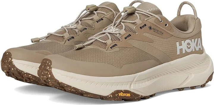 Hoka Transport GORE-TEX(r) Women's Shoes Dune/Eggnog 1 : 6.5 B - Medium, Synthetic