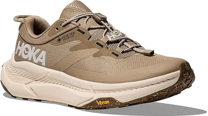 Hoka Transport GORE-TEX(r) Women's Shoes Dune/Eggnog : 11 B - Medium, Synthetic