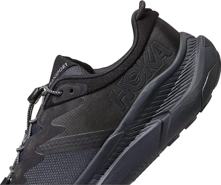 Hoka Transport Men's Shoes Black/Black : 12 D - Medium, Synthetic/Textile - Image 4