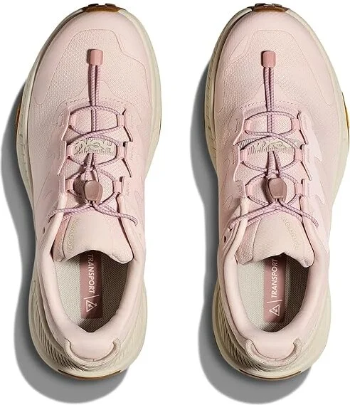 Hoka Transport Women's Shoes Cosmic Pearl/Oat Milk : 8 B - Medium, Synthetic/Textile - Image 2