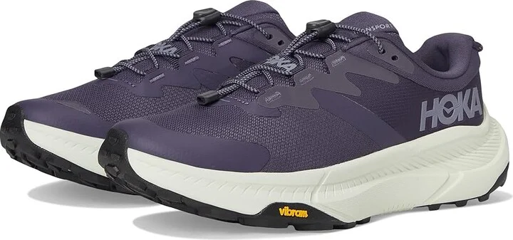 Hoka Transport Women's Shoes Squid Ink/Sea Glass : 8 B - Medium, Synthetic/Textile