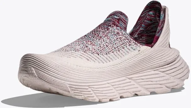 HOKA Vibrant Bloom Restore TC Shoes in Alabaster/Red Cabbage - Image 3