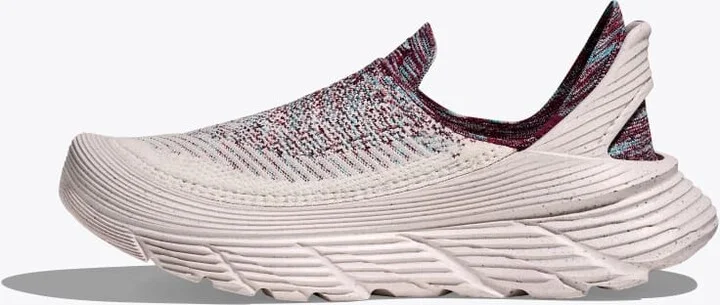 HOKA Vibrant Bloom Restore TC Shoes in Alabaster/Red Cabbage - Image 8