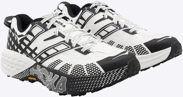 Hoka White And Black Speedgoat 2 Sneakers - Image 2