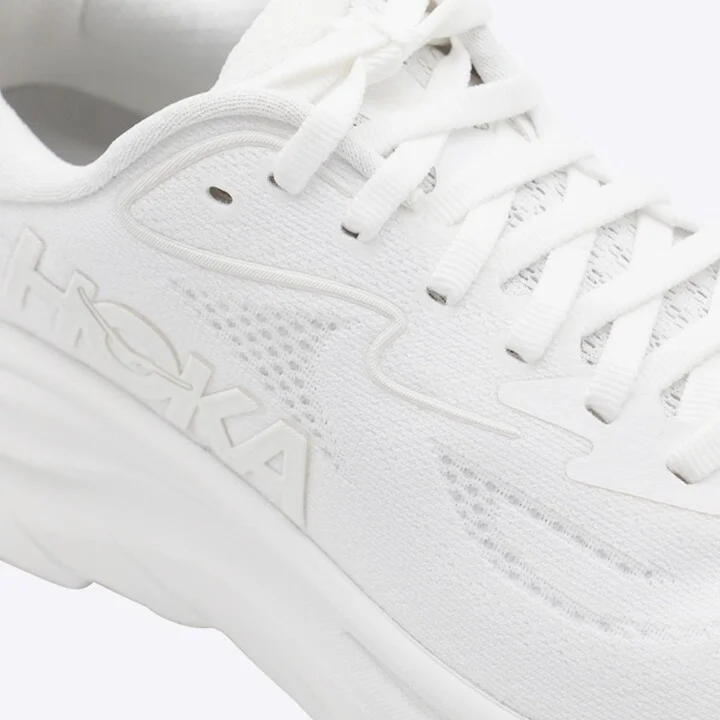 Hoka White Clifton Sneakers - Image 4