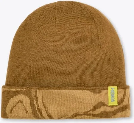 HOKA Winter Beanie Hiking Shoes in Honey/Wheat - Image 3