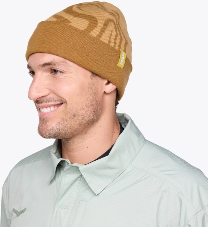 HOKA Winter Beanie Hiking Shoes in Honey/Wheat - Image 4