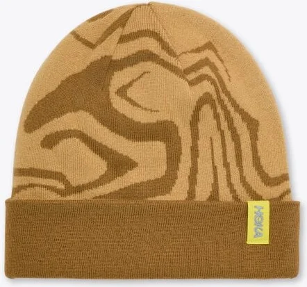 HOKA Winter Beanie Hiking Shoes in Honey/Wheat