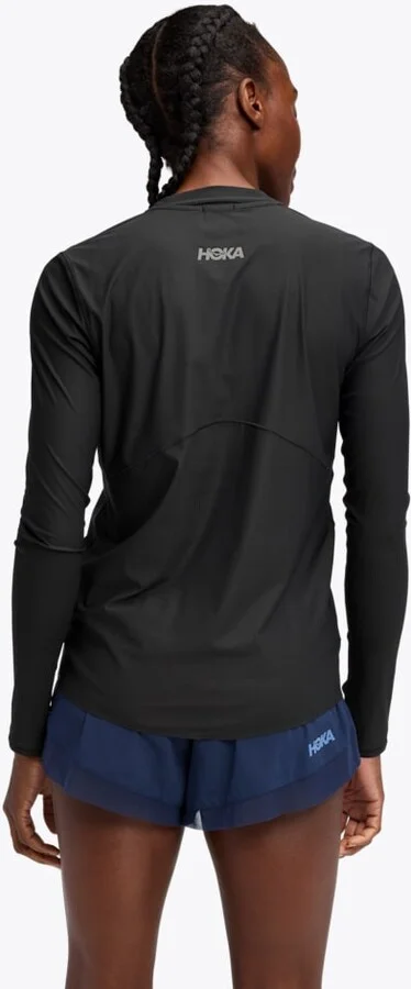 HOKA Women's Airolite Long Sleeve 2.0 Shoes in Black - Image 2