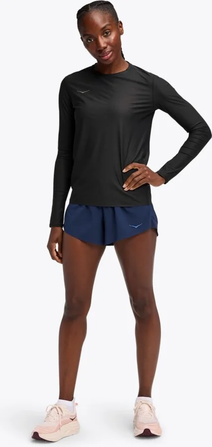 HOKA Women's Airolite Long Sleeve 2.0 Shoes in Black - Image 3