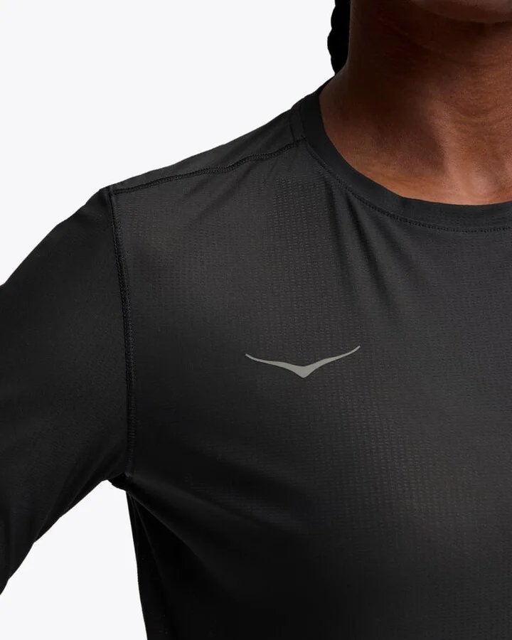 HOKA Women's Airolite Long Sleeve 2.0 Shoes in Black - Image 5