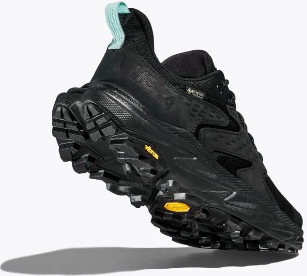 HOKA Women's Anacapa 2 Low GTX Shoes in Black/Black - Image 4