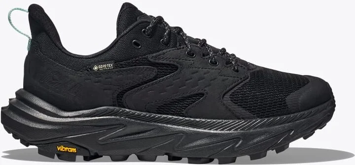 HOKA Women's Anacapa 2 Low GTX Shoes in Black/Black