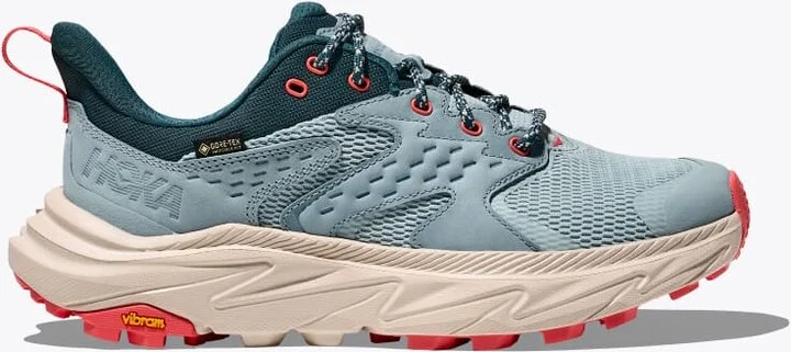 HOKA Women's Anacapa 2 Low GTX Shoes in Druzy/Dawn Light