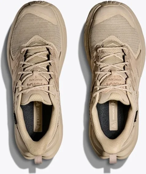 HOKA Women's Anacapa 2 Low GTX Shoes in Raw Linen/Oat Milk - Image 2