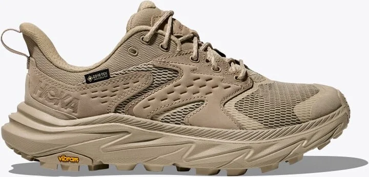 HOKA Women's Anacapa 2 Low GTX Shoes in Raw Linen/Oat Milk