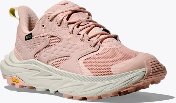 HOKA Women's Anacapa 2 Low GTX Shoes in Rose Latte/Truffle Salt - Image 6