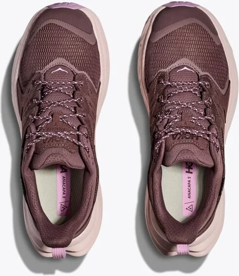 HOKA Women's Anacapa 2 Low GTX Shoes in Smoky Quartz/Cosmic Pearl - Image 2