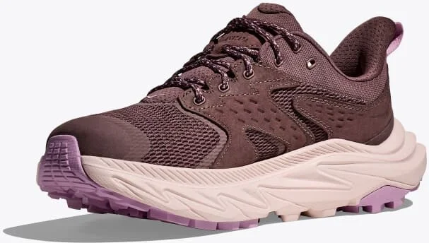 HOKA Women's Anacapa 2 Low GTX Shoes in Smoky Quartz/Cosmic Pearl - Image 3