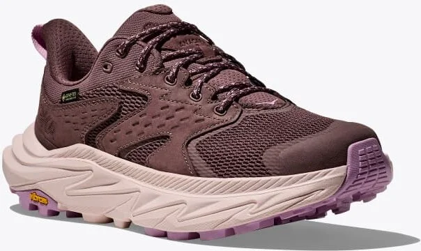 HOKA Women's Anacapa 2 Low GTX Shoes in Smoky Quartz/Cosmic Pearl - Image 6