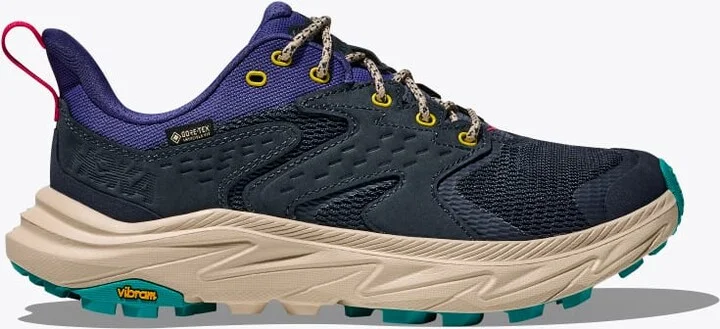 HOKA Women's Anacapa 2 Low GTX Shoes in Varsity Navy/Mountain Iris