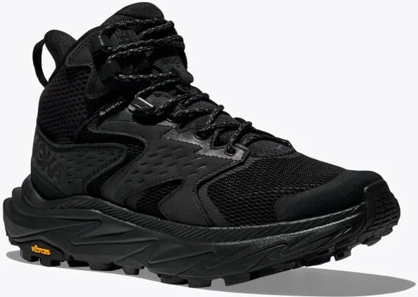 HOKA Women's Anacapa 2 Mid GTX Shoes in Black/Black - Image 6