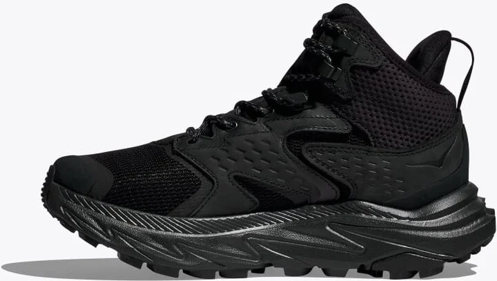 HOKA Women's Anacapa 2 Mid GTX Shoes in Black/Black - Image 8