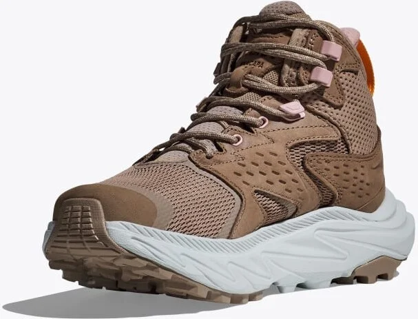 HOKA Women's Anacapa 2 Mid GTX Shoes in Dune/Ice Flow - Image 3