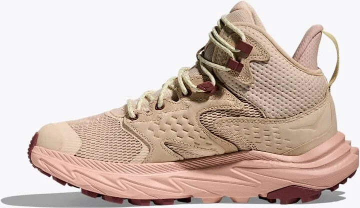 HOKA Women's Anacapa 2 Mid GTX Shoes in Oak/Rose Latte - Image 8