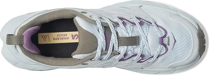 Hoka Women's Anacapa Aero Low Women's Shoes Illusion/Slate : 7.5 B - Medium, Textile/Leather - Image 2