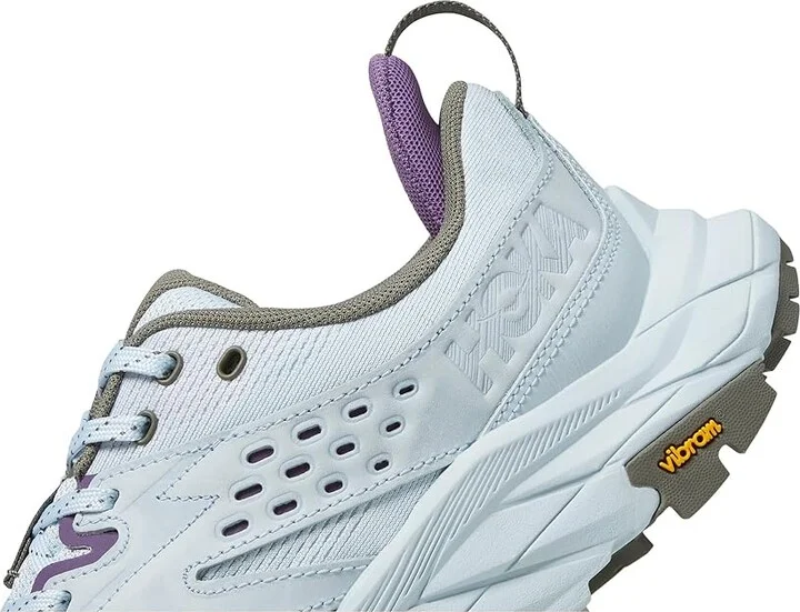Hoka Women's Anacapa Aero Low Women's Shoes Illusion/Slate : 7.5 B - Medium, Textile/Leather - Image 4