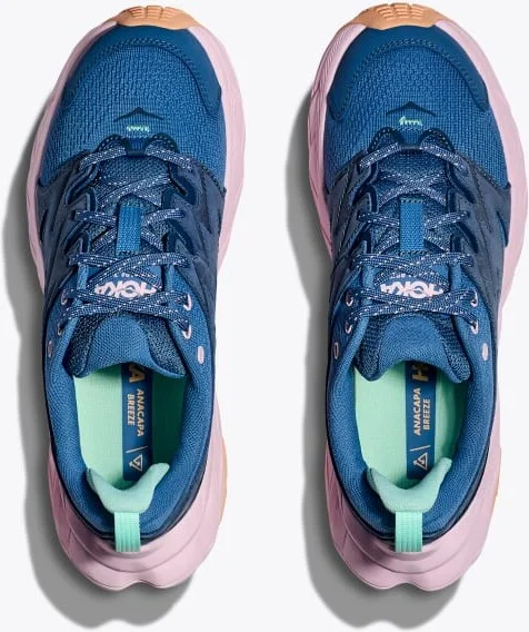 HOKA Women's Anacapa Breeze Low Shoes in Foggy Night/Pale Rose - Image 2