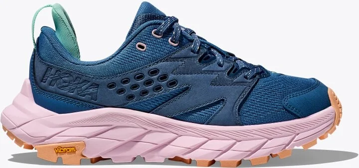 HOKA Women's Anacapa Breeze Low Shoes in Foggy Night/Pale Rose