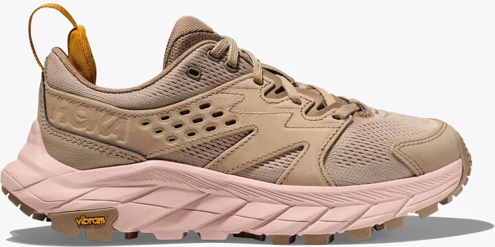 HOKA Women's Anacapa Breeze Low Shoes in Oxford Tan/Peach Whip