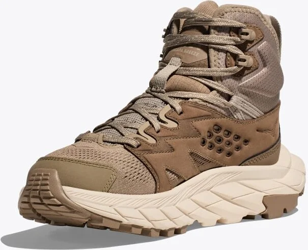 HOKA Women's Anacapa Breeze Mid Shoes in Dune/Eggnog - Image 3
