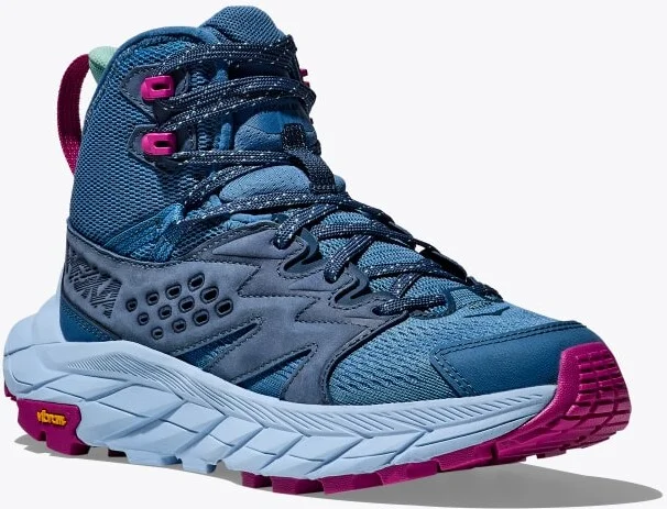 HOKA Women's Anacapa Breeze Mid Shoes in Foggy Night/Glacier Blue - Image 6