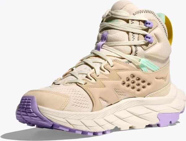 HOKA Women's Anacapa Breeze Mid Shoes in Vanilla/Mint Fluorite - Image 3