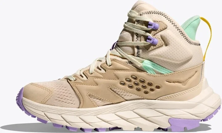 HOKA Women's Anacapa Breeze Mid Shoes in Vanilla/Mint Fluorite - Image 8