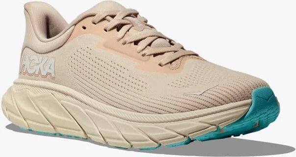 HOKA Women's Arahi 7 Shoes in Vanilla/Cream - Image 6