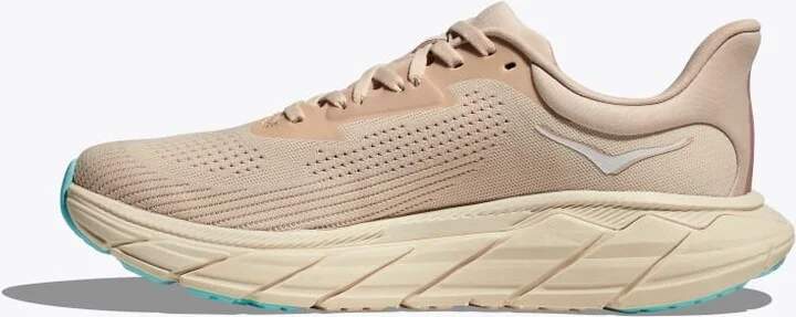 HOKA Women's Arahi 7 Shoes in Vanilla/Cream - Image 8