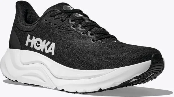 HOKA Women's Arahi 8 Shoes in Black/White - Image 6