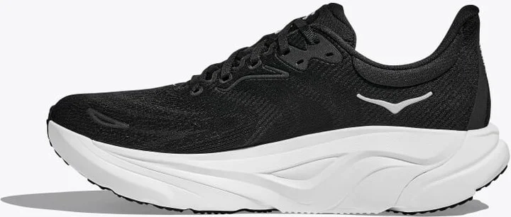HOKA Women's Arahi 8 Shoes in Black/White - Image 8