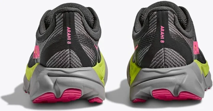 HOKA Women's Arahi 8 Shoes in Charcoal Grey/Grey Skies - Image 5