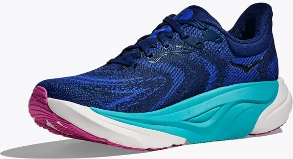 HOKA Women's Arahi 8 Shoes in Midnight Blue/Ultramarine - Image 3