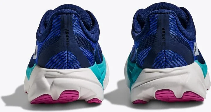 HOKA Women's Arahi 8 Shoes in Midnight Blue/Ultramarine - Image 5