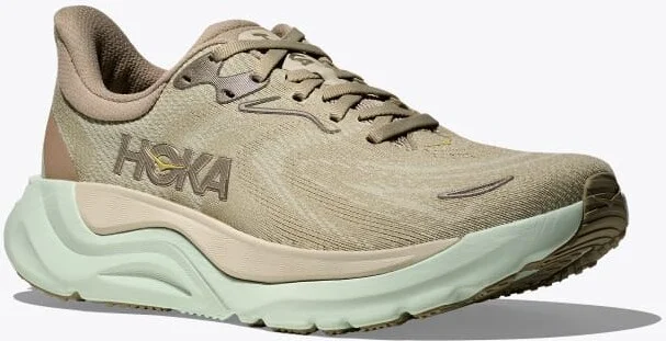 HOKA Women's Arahi 8 Shoes in Oyster Mushroom/Truffle Salt - Image 6