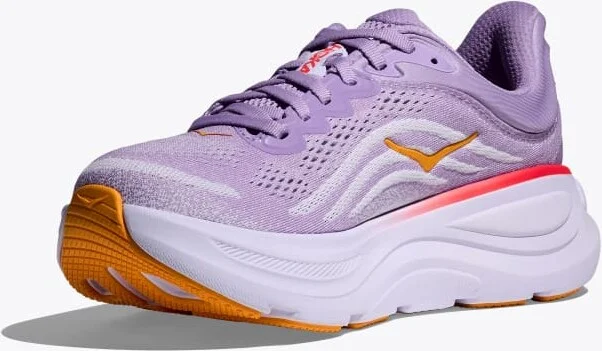 HOKA Women's Bondi 9 Shoes in Aster Flower/Starlight Glow - Image 3