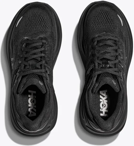 HOKA Women's Bondi 9 Shoes in Black/Black - Image 2